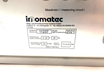 Used INNOMATEC CONFIGURABLE LEAK MEASUREMENT TEST COMPUTER Computer Accessories | Maverick Industrial Sales #1107312