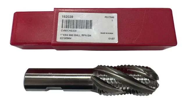 ProCut 1" Cobalt Ball Nose Roughing End Mill 5 Flute Coarse