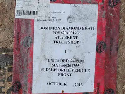 Window Front for Drill Vehicle DM45
