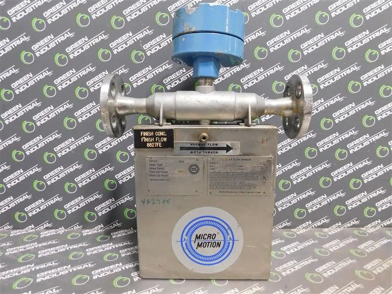Micro Motion DS040S113 Mass Flow Sensor 1/2" 150# 05793 Meter Factor Used