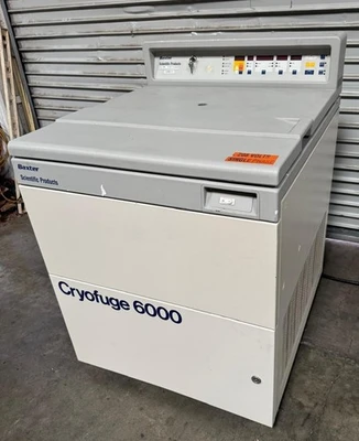 Baxter Cryofuge 6000 Laboratory Centrifuge Heraeus Scientific Refridgerated Lab