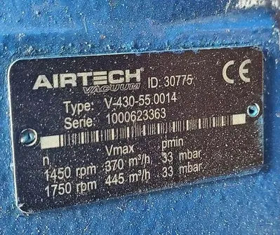 USED AIRTECH V-430-55.0014