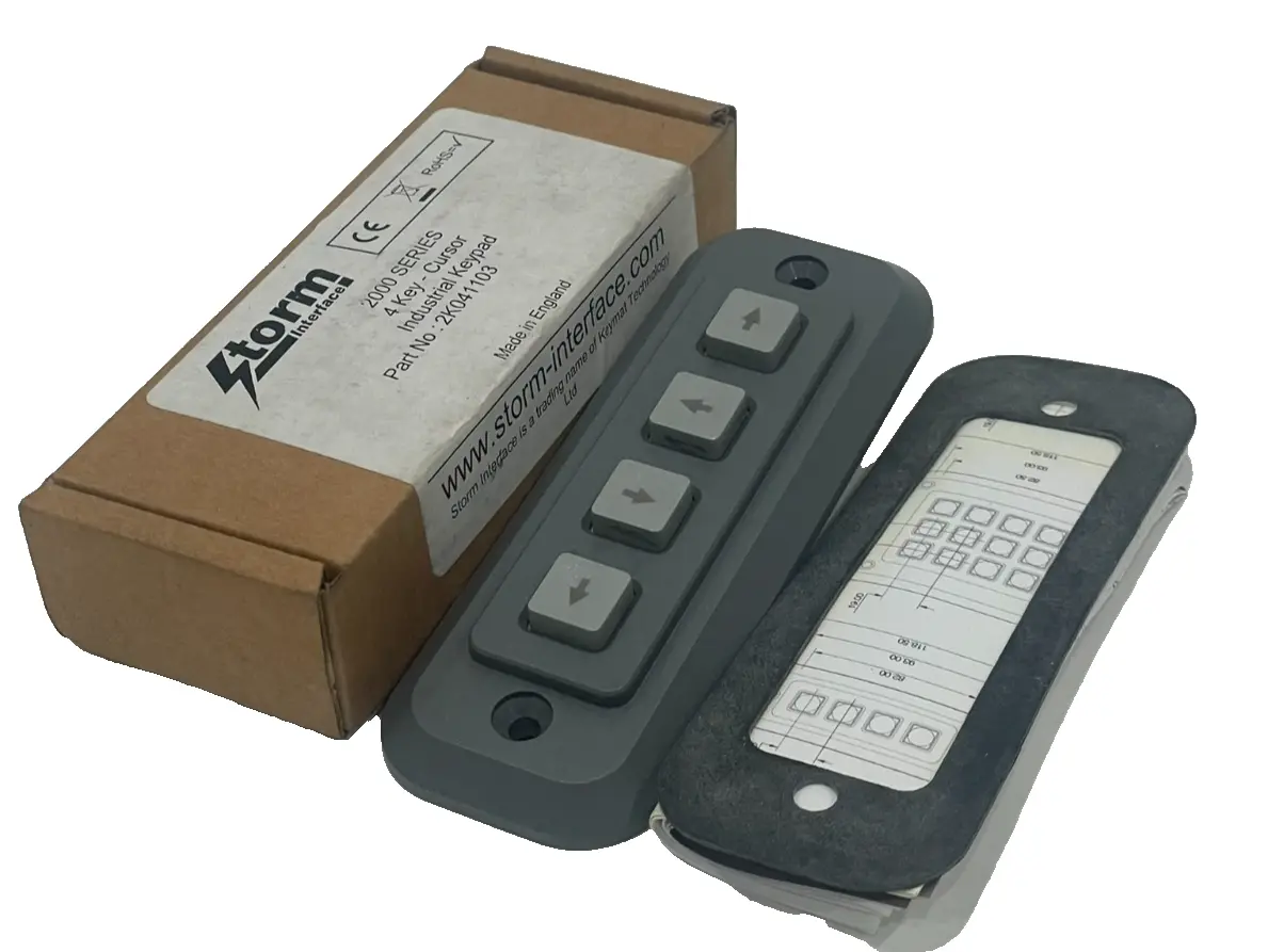 NEW STORM 2K041103 INDUSTRIAL KEYPAD 2000 SERIES 4 KEY – CURSOR
