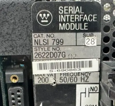 USED WESTINGHOUSE 2622D07-G02