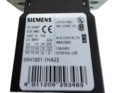NEW SIEMENS 3RT1024-1BB44 MOTOR STARTER CONTACTOR 3RT10241BB44