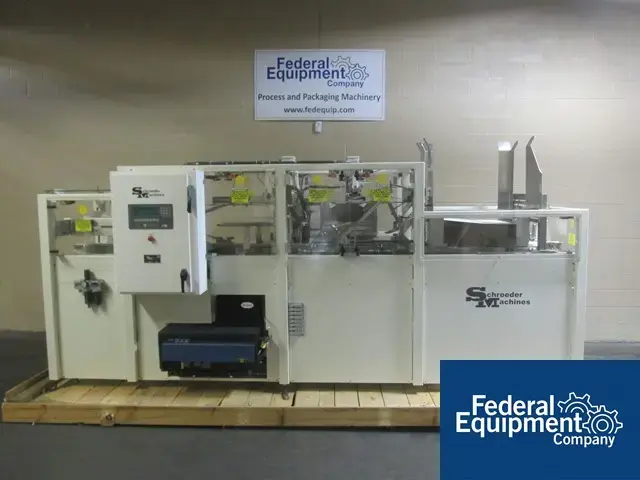 Used Schroeder Machines Schroeder Machine Case Packer, Model 2500 Case Packers Ohio US | Federal Equipment Company #131143
