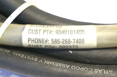 NEW ATLAS COPCO 9040101406 CABLE ASSEMBLY