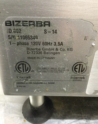 167-0172 Bizerba GSPH 2014 Deli Meat Slicer