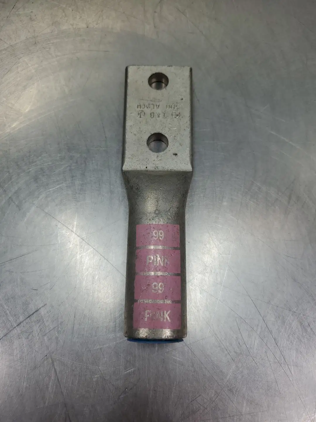 Thomas & Betts 99 Pink Two Hole Lug Connector, 6¾", (500AL9CU) 4D-14