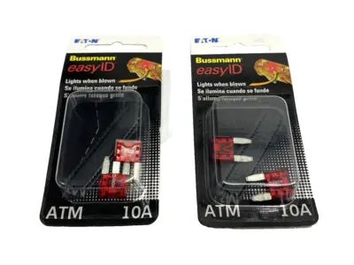 New | in-Stock Eaton easyID Illuminating Blade Fuse 32VDC 10A LOT OF 2 Fuses Michigan US | Maverick Industrial Sales #1396934