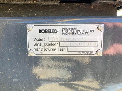 Used 2019 KOBELCO SK350 LC-10 Crawler Excavators | Abele Tractor #1342808