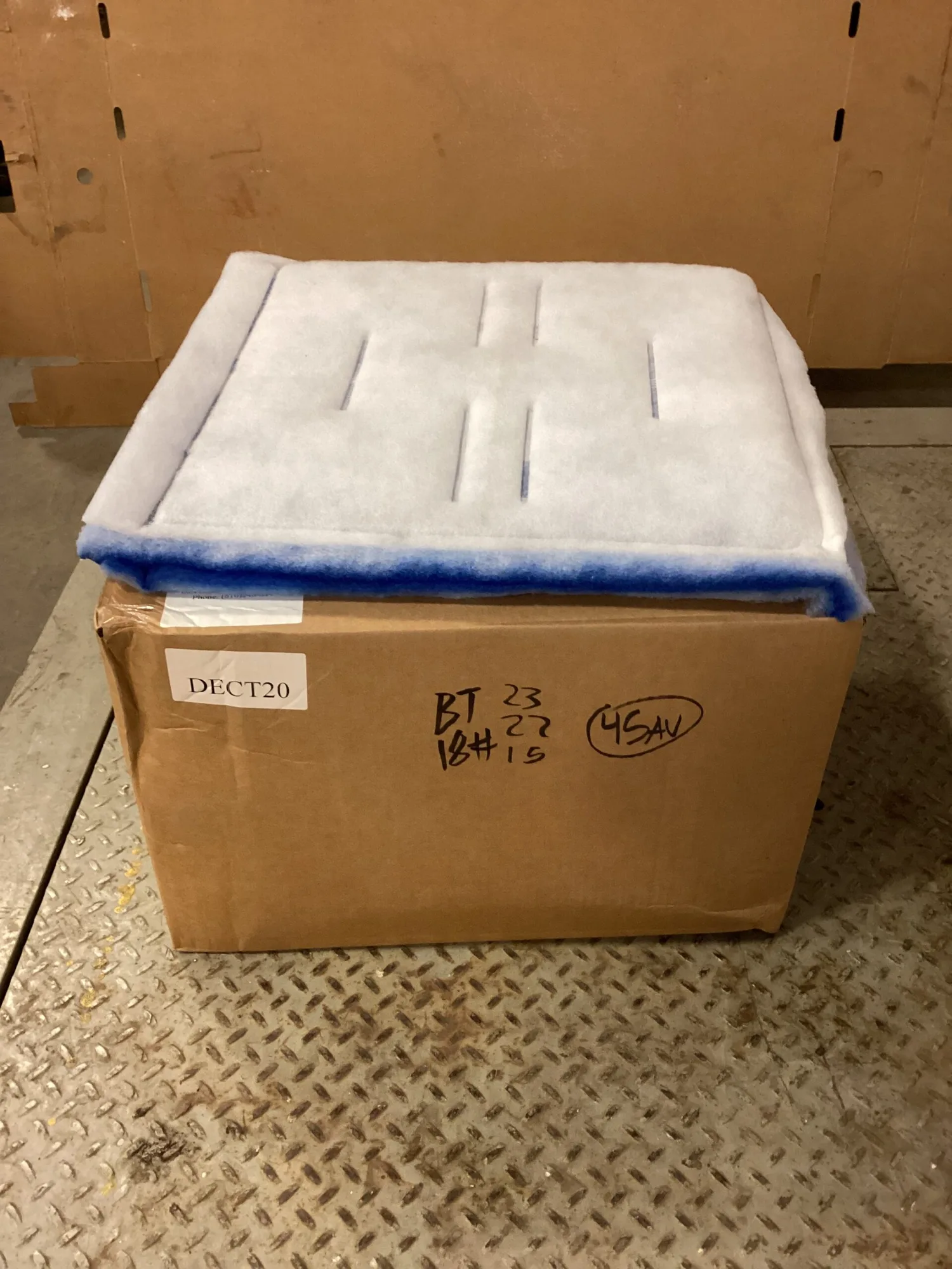 D&E Filtration DECT20 20″ X 20″ Spray Booth Intake Filter -NIB of 20