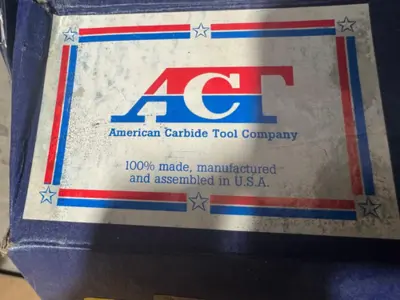 Lot of 2 ACT USA BL 10 American Carbide Tipped Lathe Tool Bit 5/8 Square