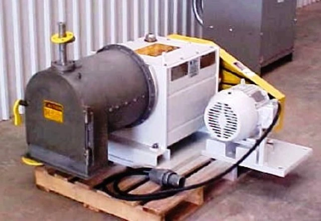 Baker-Perkins S-8 pusher centrifuge, 316SS.