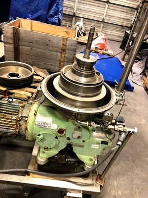 Westfalia SB 7-06-076 clarifier centrifuge, 316SS.