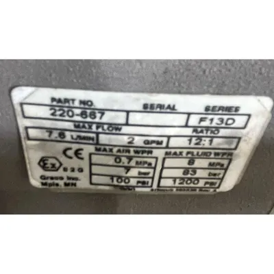 USED GRACO, INC. 220-667