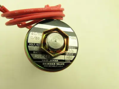 Honeywell Skinner R2LX43 Solenoid Valve 2-Way NC 120V 5-200PSI 1/4"NPT High Flow