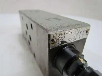 Toyooki Kogyo HF3H-W-40K-025B Hytegra Hydraulic Valve