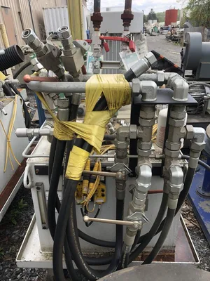 Morrell 20 Hp Hydraulic power unit 180 Gallon tank reservoir