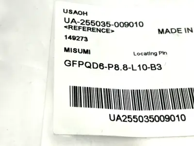 GFPQD6-P8.8-L10-B3 | MiSUMi  Large Head Locating Pin LOT OF 4 - New