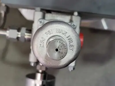 2" Class 900 Globe Valve B16.34 w/ Actuator & Pressure Regulator