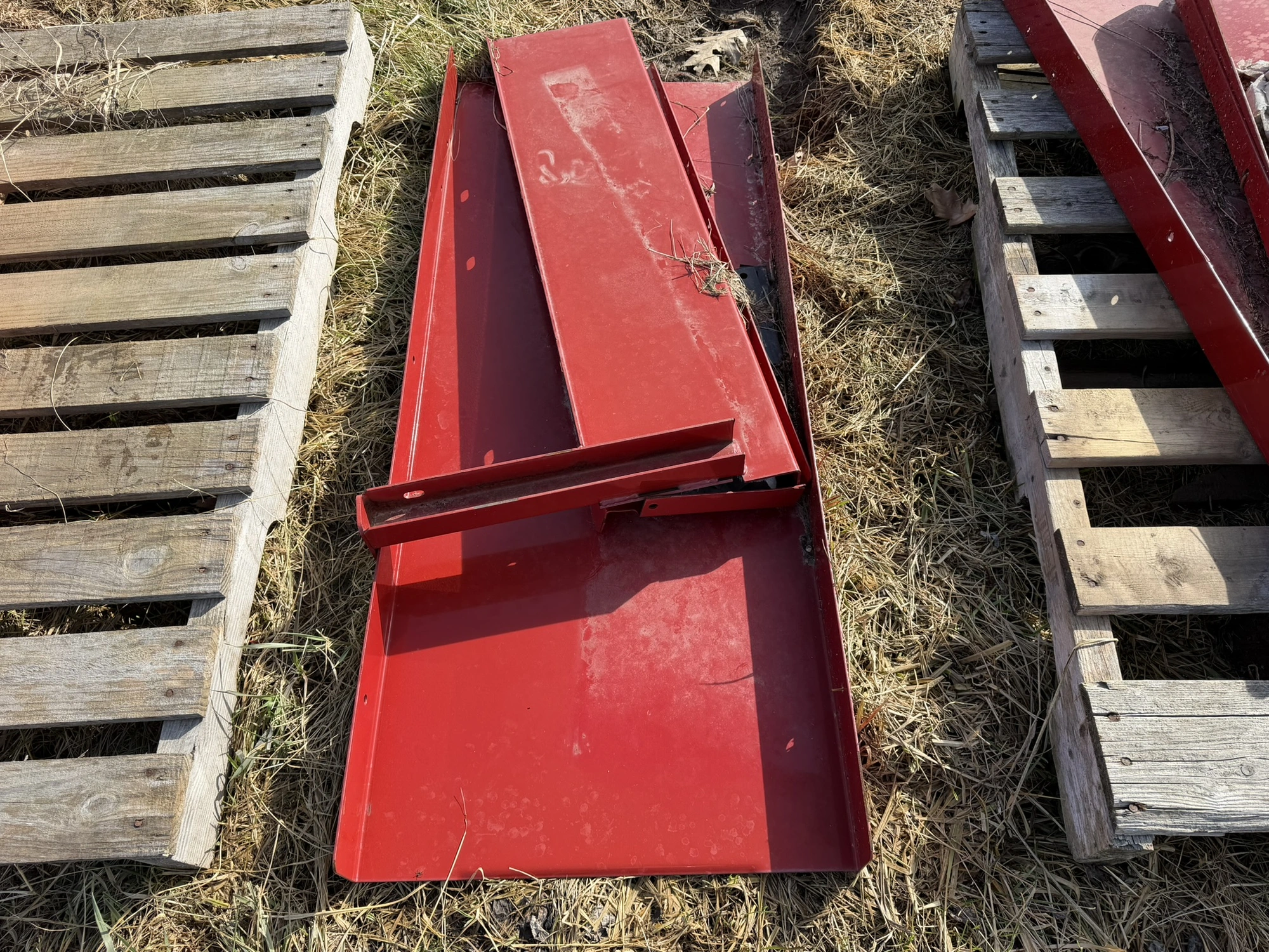 (1) 19" wide x 48" long extension panel with assorted frame components.
