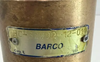 USED BARCO BC-32002-12-01 R.H. ROTARY UNION 3/4" BC320021201