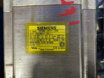 Siemens, Alpha Misc. Gear Motors, Hardware