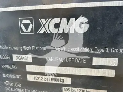 USED 2021 XCMG XGA45J