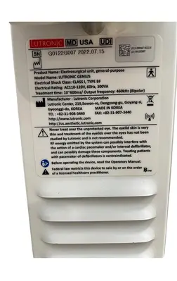 Used 2022 LUTRONIC GENIUS Medical Equipment - Other Texas US | The Medical Device Source #1481000