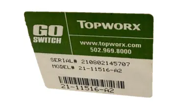 NEW TOPWORX 21-11516-A2 GO SWITCH 2111516A2