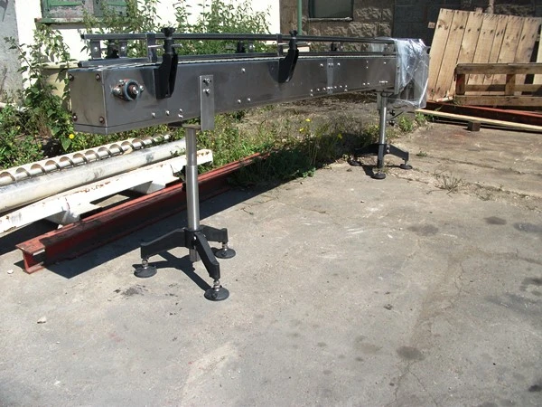 150mm Wide Plastic Link Belt Conveyor 2,950mm Long