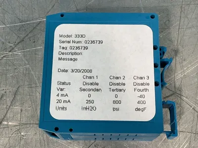 Used ROSEMOUNT 333D Industrial Controls Ohio US | HGR 24 #1263447