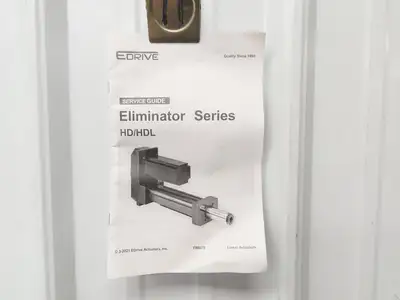 Edrive HD304 Eliminator HD Heavy Duty High Speed & Force 4" Stroke 4000lbf