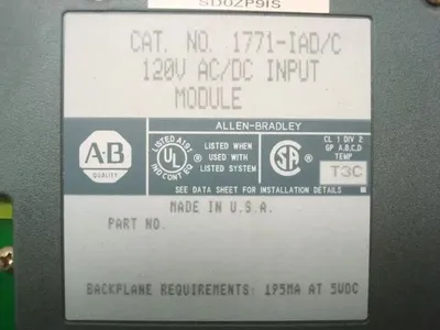 Allen Bradley 1771-IAD/C PLC-5 AC/DC Input Module Used