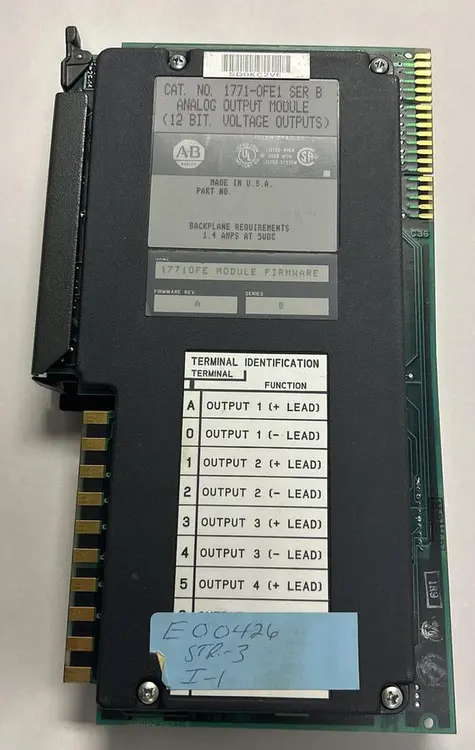 Used ALLEN-BRADLEY 1771-OFE1 Input / Output Modules | Surplus Asset Holdings #1206124