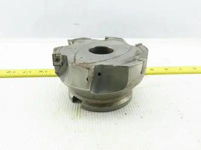 Walter F3042-400125R 4.5" Indexable Face Shell Mill Cutter 1-1/2" Arbor 6 Flute