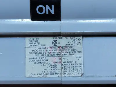 Used FEDERAL PIONEER NA3P15 Switchgears British Columbia CA | Lenmark #835744