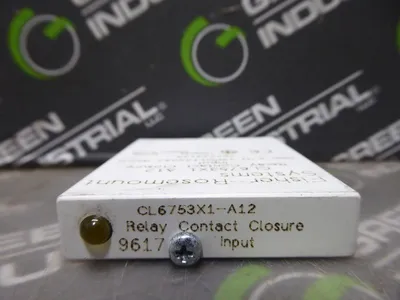 Fisher Rosemount CL6753X1-A12 Contact Closure Input Relay 12P0142X032 Rev.C Used