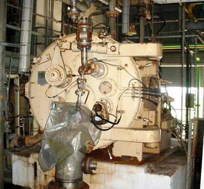 (2) Krauss-Maffei HZ 125 Si-300-960 peelers, 316L SS.