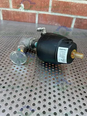 USED GEMU 554/25/D55345-1-1-C004 PNEUMATIC ANGLE SEAT VALVE