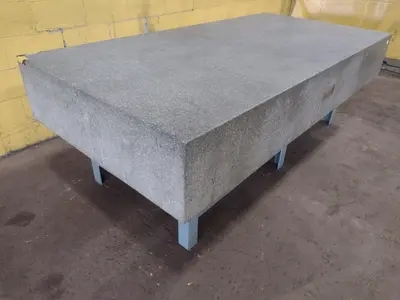 8' X 4' X 14" CHALLENGE PRECISION LAYOUT INSPECTION GRANITE TABLE: STOCK #23799