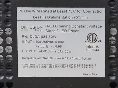 NEW DIFFUSION LIGHTING DLDA-024-60W