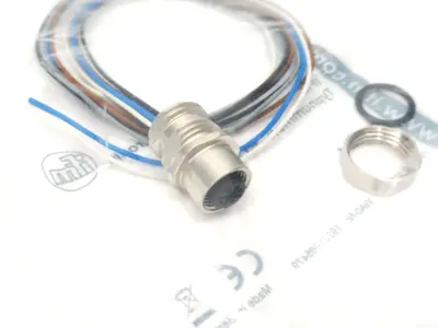 E12408,EDOGH050MSS00,5E05 (M16) | ifm E12408 Female Receptacle M12 5-Pin, M16 Mounting, EDOGH050MSS00,5E05 (M16) - New