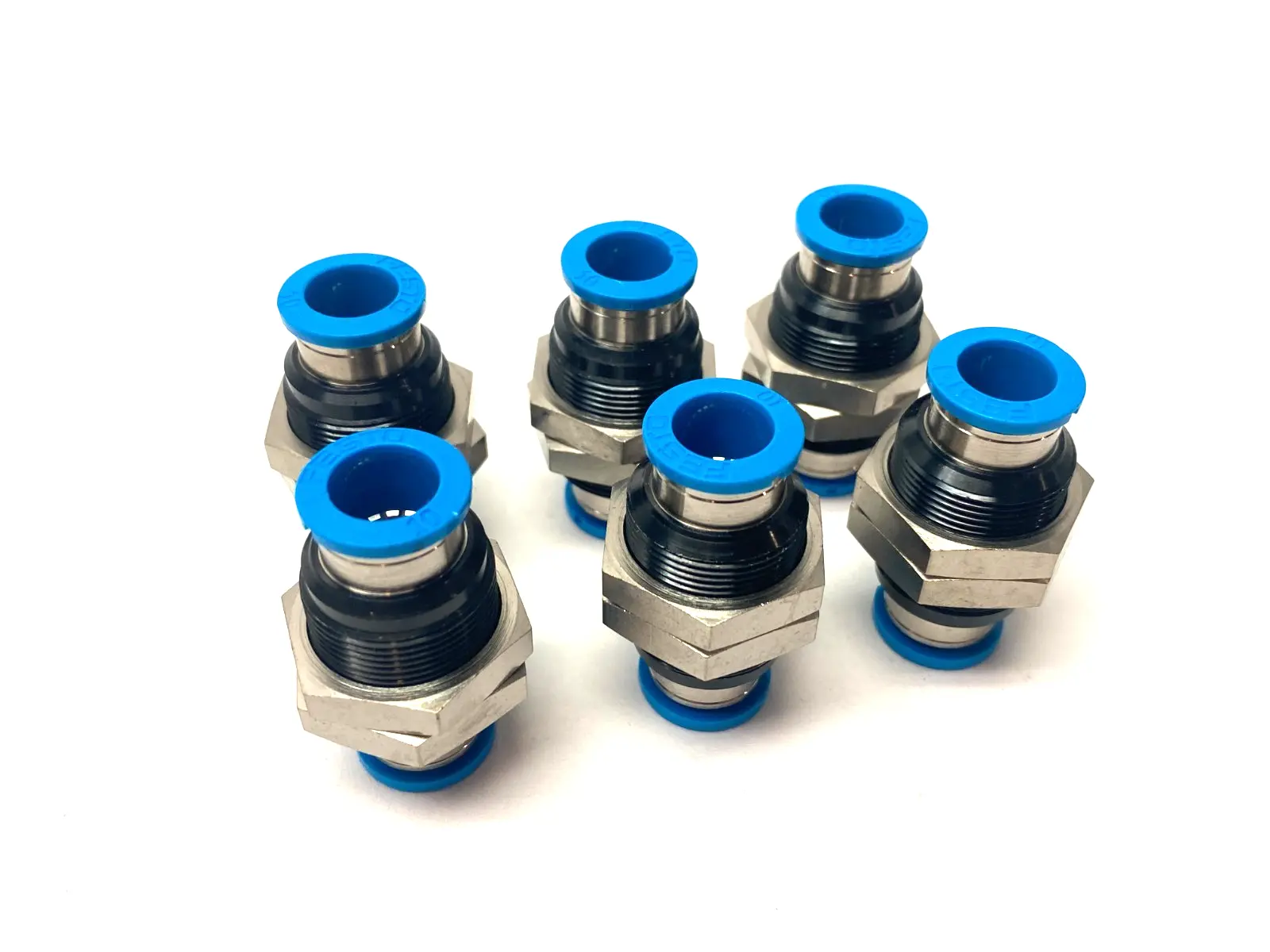 USED FESTO PUSH-IN BULKHEAD CONNECTOR 10MM TUBE