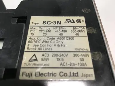 USED FUJI ELECTRIC SC-3N EXTENDED