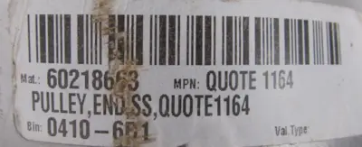 NEW PRECISION 60218663 END PULLEY QUOTE1164