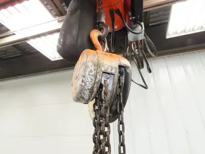 CM Model M Cyclone 1 Ton 2000Lb Manual Chain Fall Hand Hoist 29' Lift