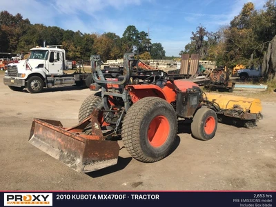 Used 2010 KUBOTA MX4700F Tractors & Trailers Florida US | Proxy Equipment #1377780