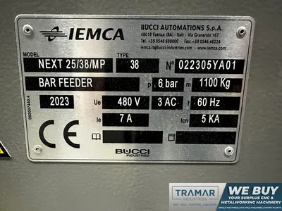 Used 2023 IEMCA NEXT 25/38/MP Magazine Type Bar Loaders | Tramar Industries #716939